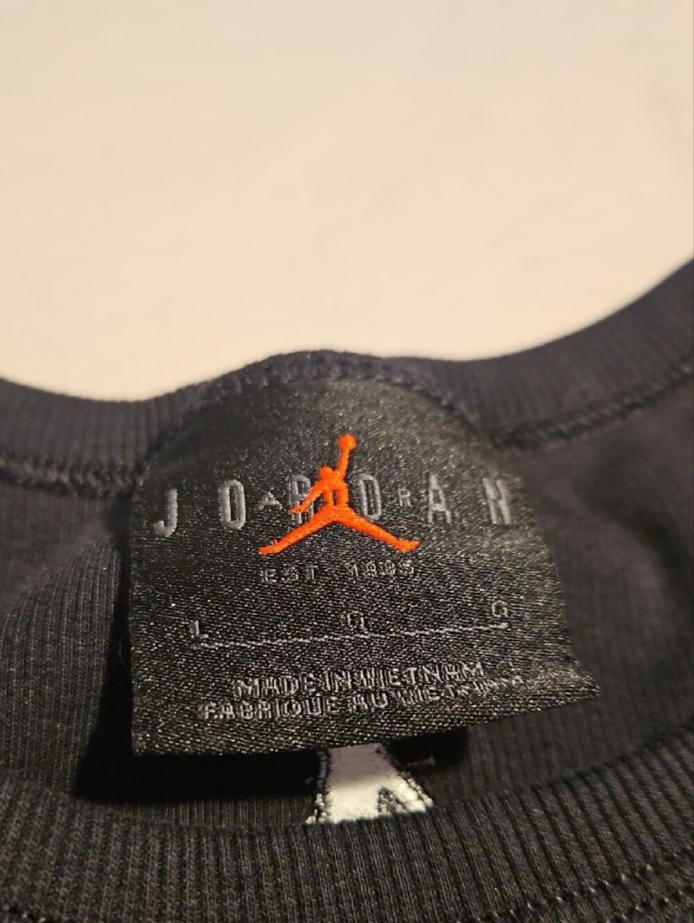 Jordan Women's Black Cropped Tank Top - Picture 5 of 6